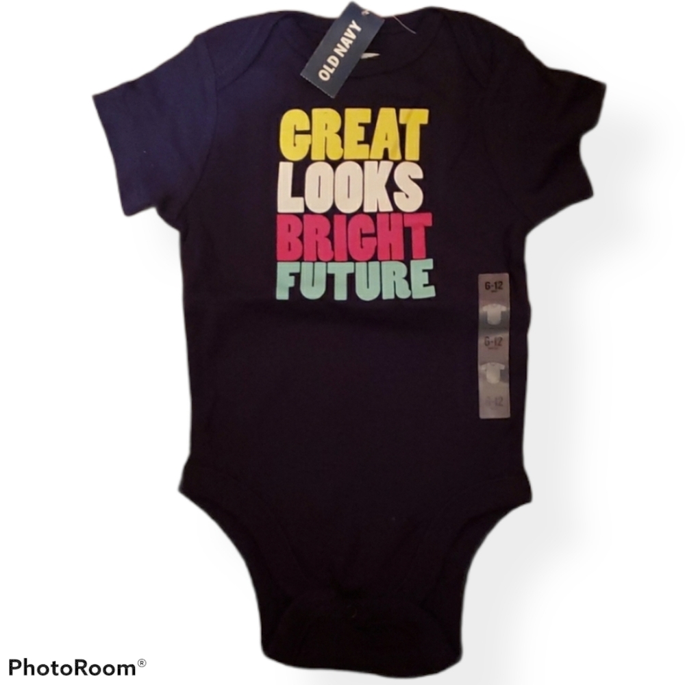 Old Navy newborn short sleeve onesie